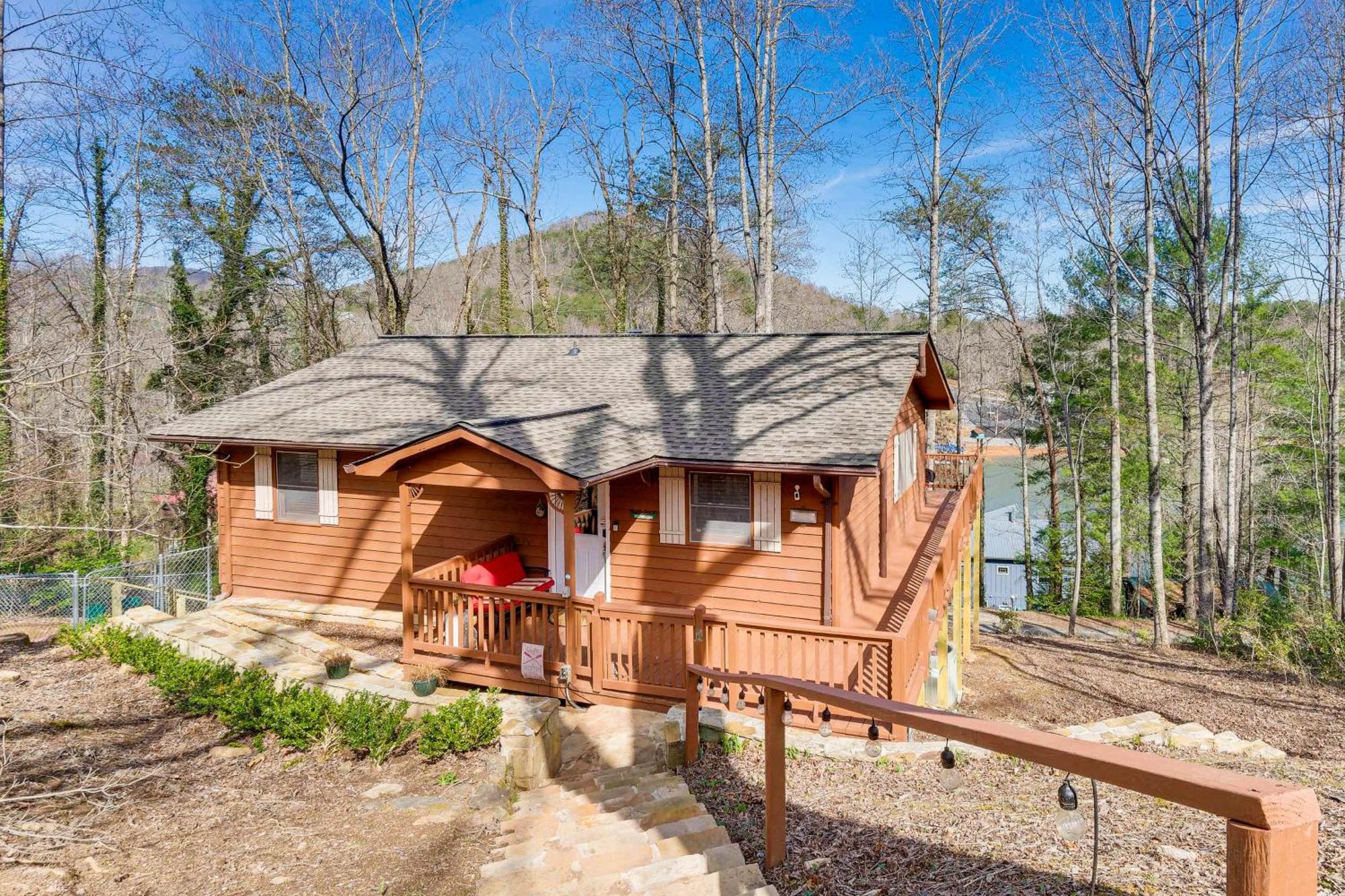 Pet-Friendly Hiawassee Cabin With Lake Views And Sauna别墅 外观 照片