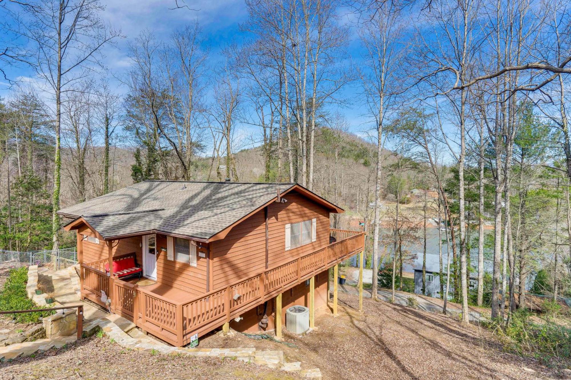 Pet-Friendly Hiawassee Cabin With Lake Views And Sauna别墅 外观 照片